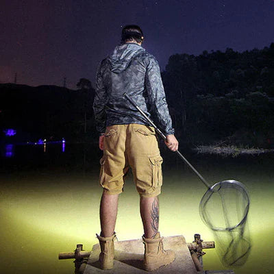 Lampe frontale ultra puissante avec zoom – rechargeable par USB
