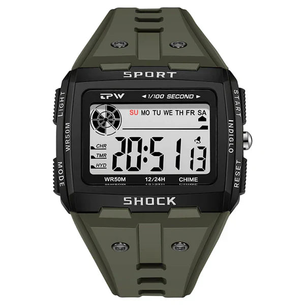 Montre militaire Raptor Sport Shock pour hommes